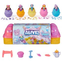 HATCHIMALS ALIVE - CARTON D'OEUF AVEC 5 MINI FIGURINES